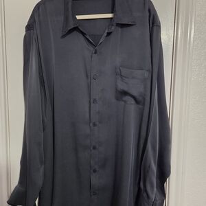 CP Shades Men's Charcoal Button Down Shirt